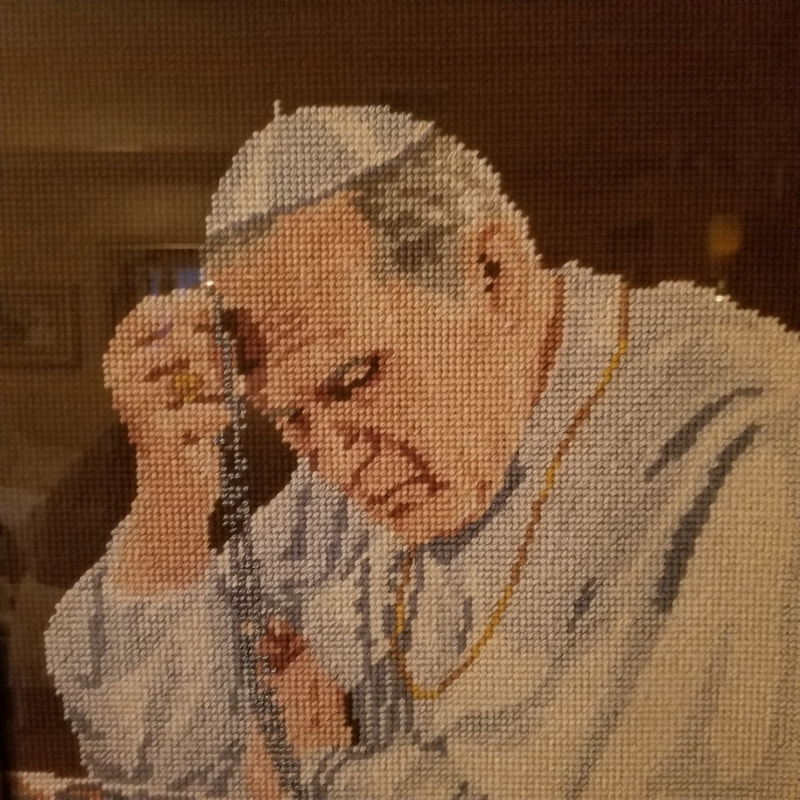Needlepoint Pope